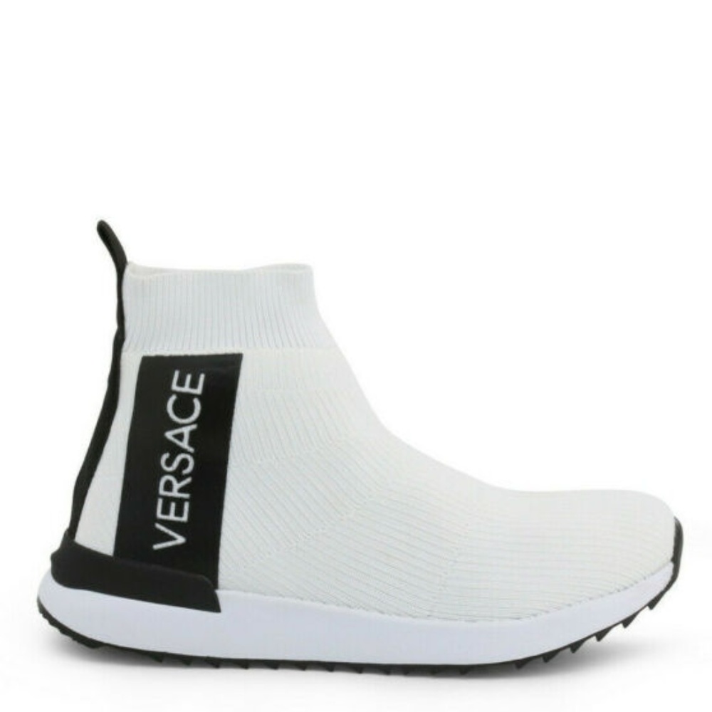 White Versace Jeans Sock Sneaker